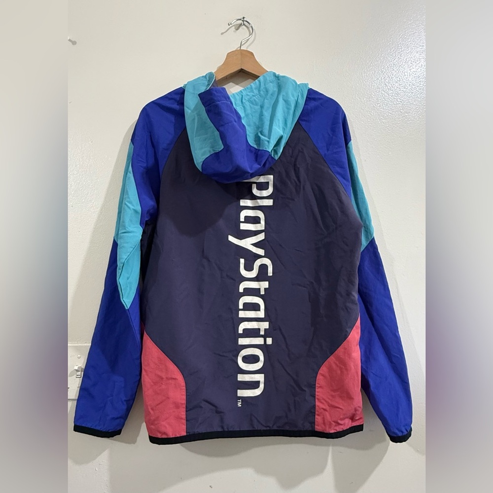Sony PlayStation Navy & Black Logo Jacket Label - Picture 4 of 7